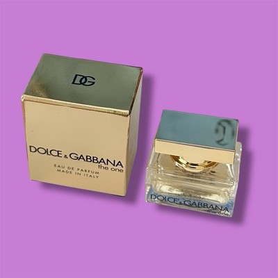 NEW Dolce & Gabbana The One EDP .17oz/5mL Eau De Parfum Mini Travel
