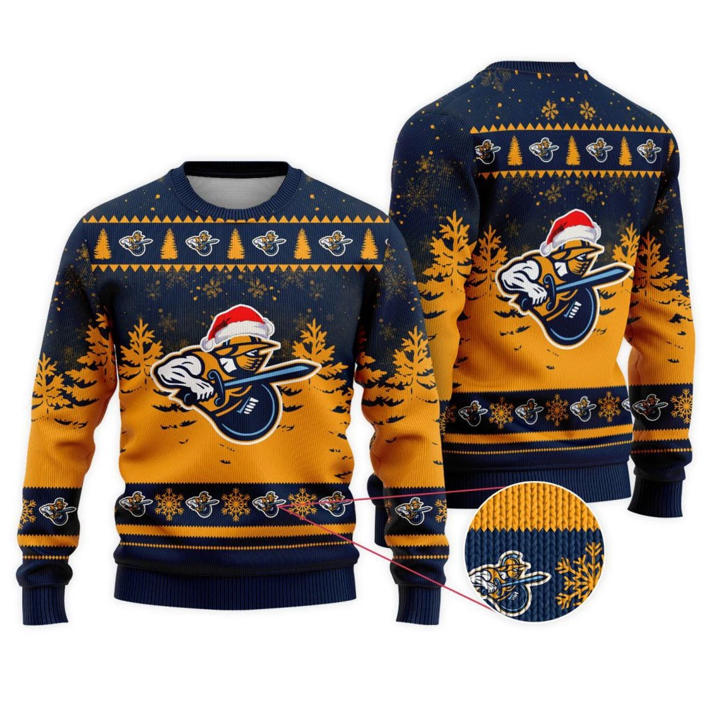 Atlanta Gladiators Special Ugly Christmas Sweater  Unisex Fan Gear
