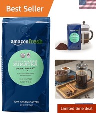 Deep Flavor Organic Fair Trade Sumatra Dark Roast - 12oz Arabica Perfection
