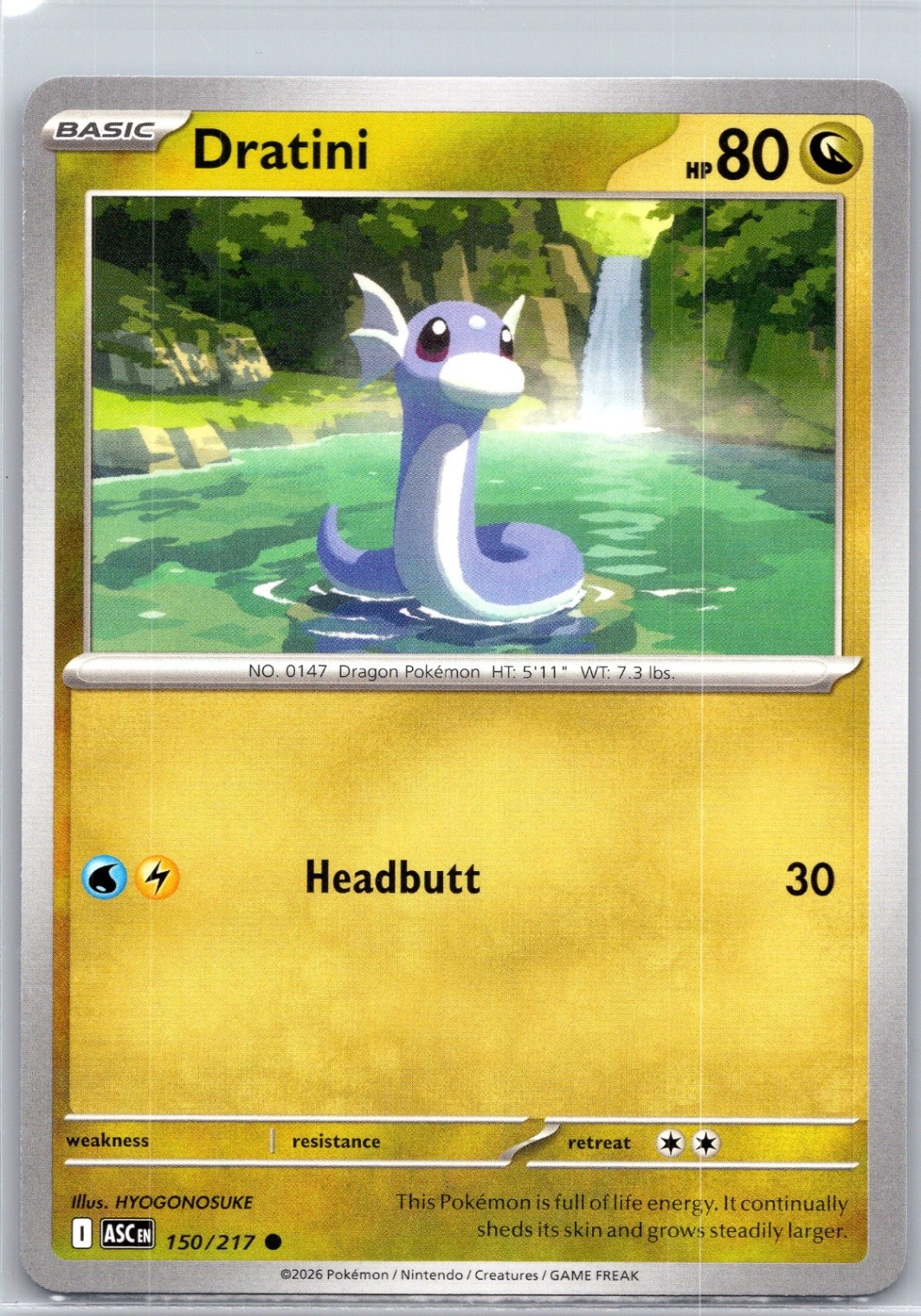 Dratini Normal ME: Ascended Heroes #150/217 NM