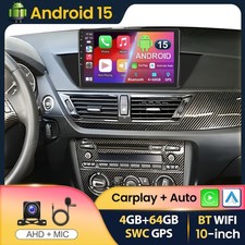 4+64GB F�r BMW X1 E84 2010-2015 Android 15 Autoradio Carplay GPS Navi WIFI +Kam