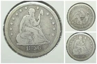🔥 1856-P SEATED LIBERTY QUARTER FINE