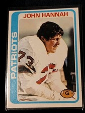 1978 Topps Football - #35 John Hannah - New England Patriots VG-EX Condition 