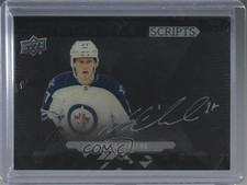 2017-18 SPx UD Black Obsidian Scripts Onyx 15/25 Nikolaj Ehlers #OS-NE Auto 0tj9