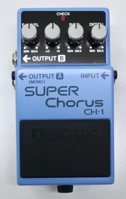 BOSS CH-1 SUPER Chorus Guitar Effects Pedal 1997 #245 Analog Circuit with Box