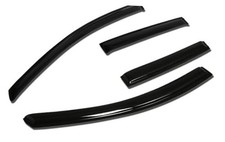 4 Pcs Vent Window Visor Deflector Rain/Sun Guard, Dark Smoke, Compatible with