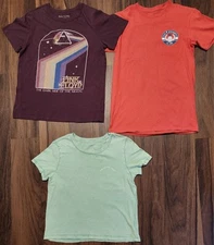 Lot of 3 Juniors Sz Sm T-Shirts, All in Very Gently Worn Condition 