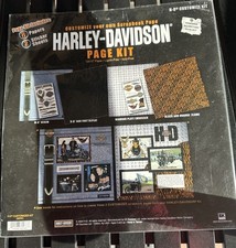 Harley Davidson Scrapbook Page Kit