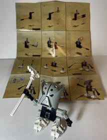 LEGO Bionicle 8544 Turaga Nuju w/ Instruction Manual, Missing Rubber Band EUC