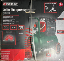 Leise Kompressor PSKO 24 B Parkside 1,5 kw, Druck bis 8 bar, Kesselvolumen 24 L