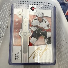 ANTON LUNDELL 2021-22 Upper Deck Ultimate Collection Emblems Rookies AUTO RC