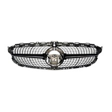 Genuine Mercedes W205 C-Class Front Grille Chrome Diamond Look Camera Mount