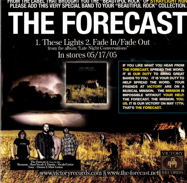CD Rock The Forecast, Spitalfield Victory Records CD Sampler CD