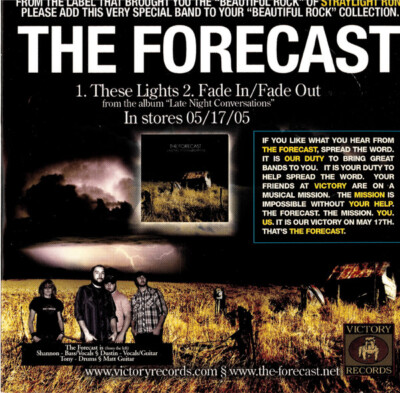 CD Rock The Forecast, Spitalfield Victory Records CD Sampler CD