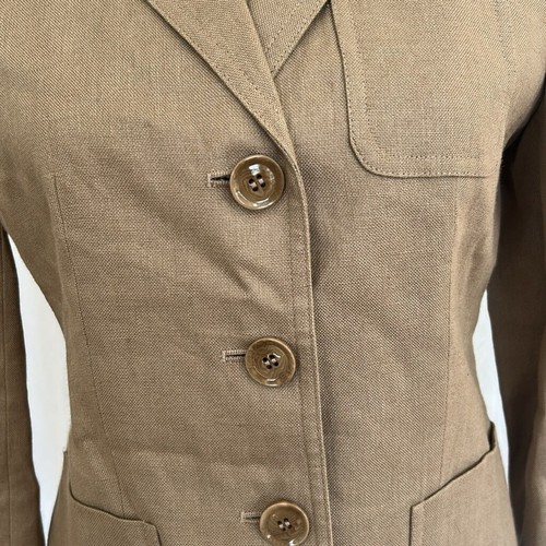 NWOT: Talbots Petits: Tan Blazer: Size 2 - Picture 3 of 10