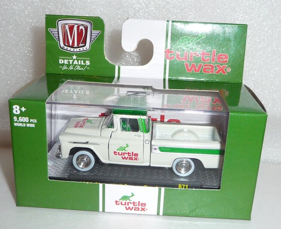 M2 Machines Turtle Wax 1958 Chevrolet Cameo Truck 1:64 Diecast