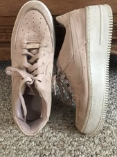 nike air force 1 sage low suede platform pink