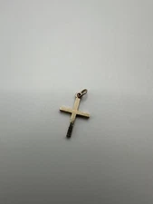 Vintage 14k GF Cross Pendant 2cm JB10