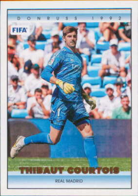 2022-23 Donruss FIFA 1992 Donruss Tribute #17 Thibaut Courtois Real Madrid