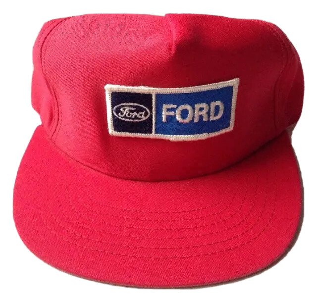 80s ford トラッカーキャップ　usa製 デッドストック 80s フォード プリント メッシュ ベースボール