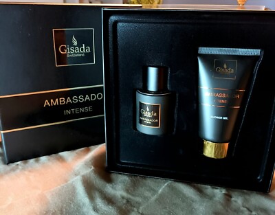 Gisada Ambassador Intense Geschenkset ,50ml EDP + Showergel