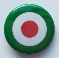 MOD BUTTON BADGE Roundel Bullseye Logo Lambretta Mod Revival Pop Rock 1960s