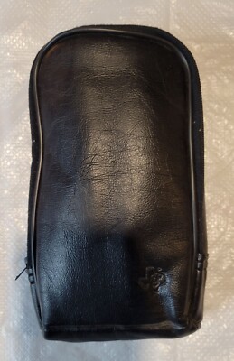 Texas Instruments Calculator Black Softcase  Zippered with Belt Loop - Vintage