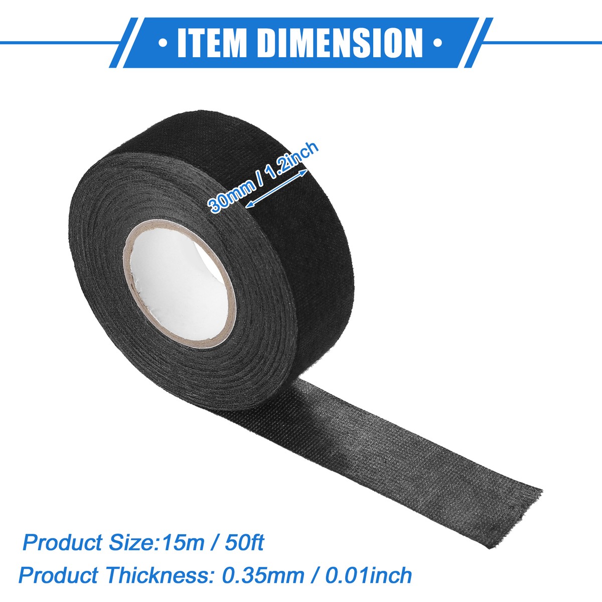 Unique Bargains Weather Stripping Tape Foam Insulation Single Side Adhesive 16ft X 1 X 3 25 Black 1pc - View #7