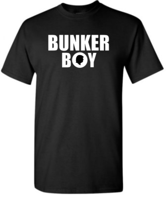 Bunker Boy Men's Black T-Shirt large UK