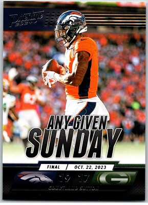 #AGS-CSN Courtland Sutton, Denver Broncos 2024 Prestige Any Given Sunday