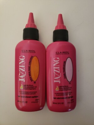 Clairol Jazzing Semi Permanent Hair Color ,bold Gold #20 and Clear # 10, 3 oz 