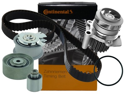 CONTI Zahnriemen + Rollensatz + Wasserpumpe VW AUDI SKODA SEAT 2.0 TDI / AZV BKD