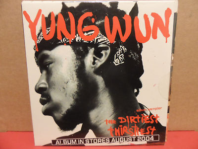 Yung Wun - The Dirtiest Thirstiest PROMO CD Sampler Brand