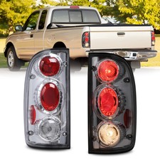 Pair Tail Lights For 2001-2004 Toyota Tacoma Altezza Chrome Clear Rear Lamps