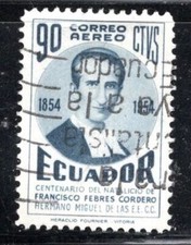 ECUADOR STAMPS CANCELED USED LOT 213U