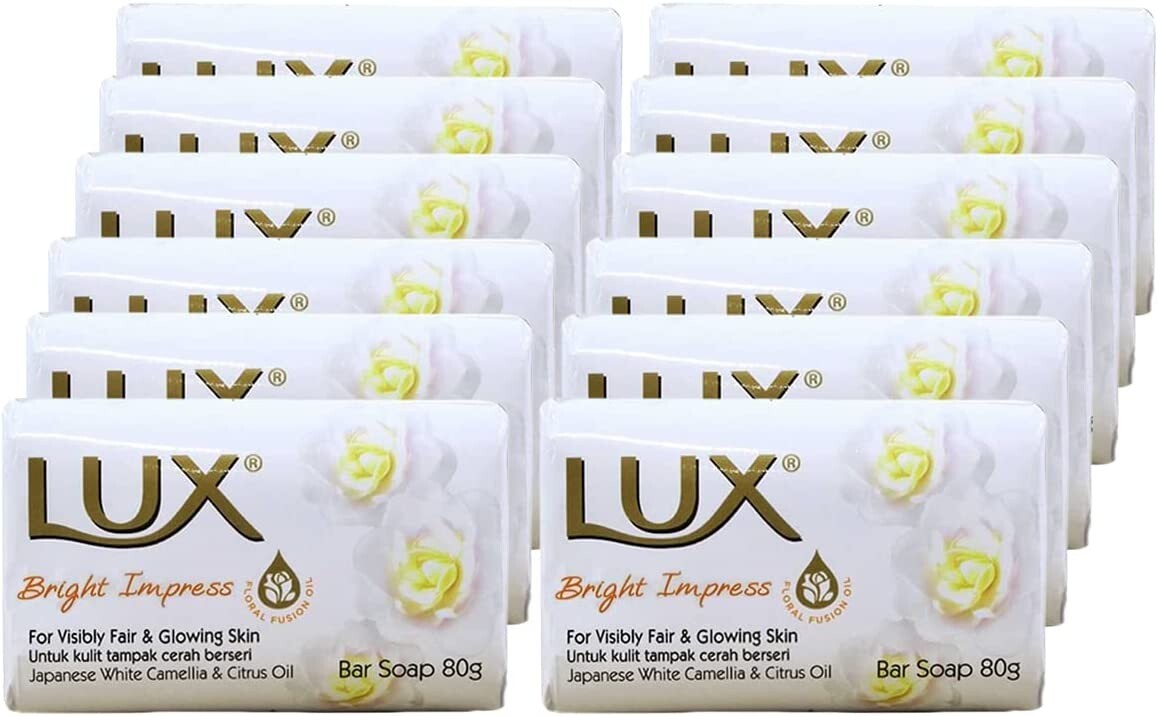 Lux Bar Soap Bright Impress Camellia & Citrus Oil 80gm x 3 - Image 5