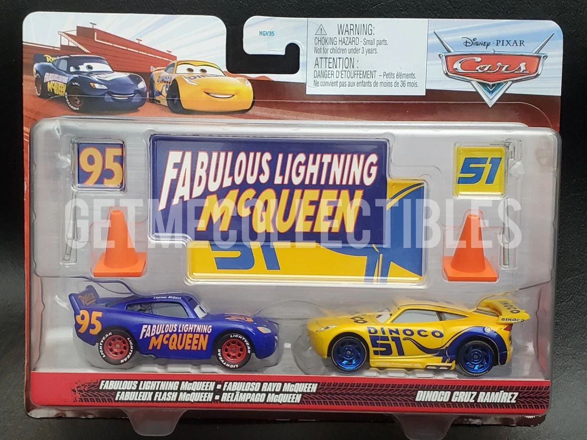 DISNEY PIXAR CARS ACCESSORY FABULOUS LIGHTNING MCQUEEN CRUZ 2023 2 PACK  SAVE 6%