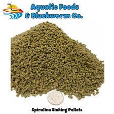 Spirulina Sinking Pellets, Axolotls, Shrimp, Snails & Bottom Fish