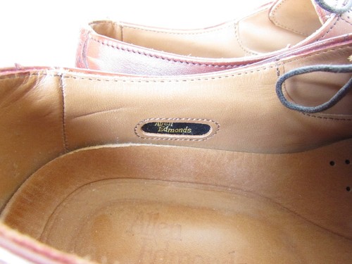 Allen Edmonds Cap Toe Cognac Brown Leather Mens 14 BENTON 3458 Oxford Shoes - Picture 6 of 16