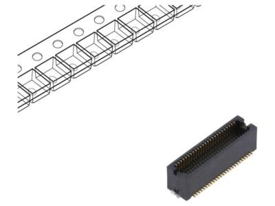 DF12NB(5.0)-50DP-0.5V(51)-HIR2 Steckverbinder: Platte-Platte männlich PIN: 50