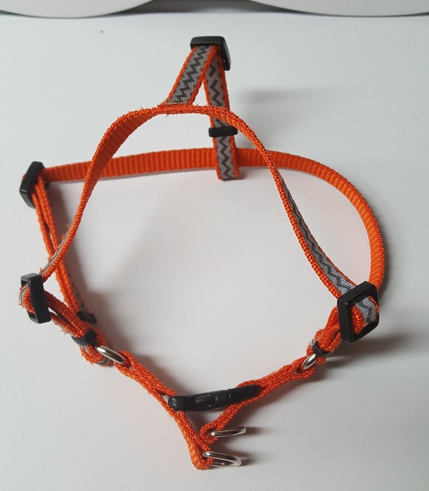 dog harness orange size S