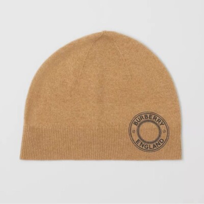 ニットキャップ・ビーニー Burberry Beanie - Burberry - Wool - Beige (8078806 HUNTER) Equestrian Knight beanie | Burberry | OTTODISANPIETRO