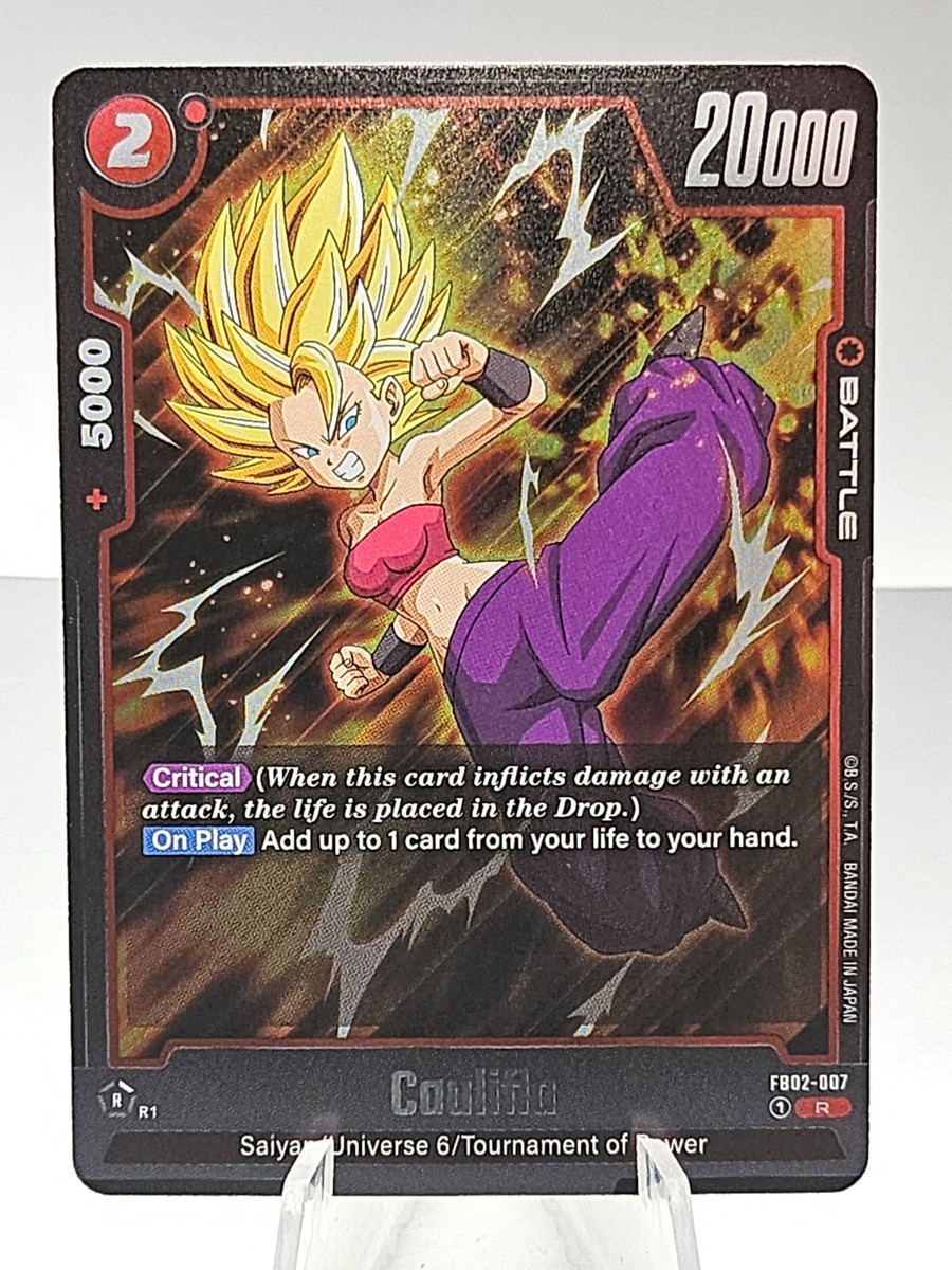 Dragon Ball Super Fusion World Caulifla FB02-007 R Blazing