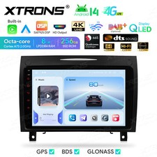 9" QLED 8-Kern Qualcomm 665 8G+256GB Android 14 Autoradio F&uuml;r Mercedes SLK R171