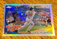 2010 Topps Update Series Chrome Box Loader LUKE HUGHES RC CHR-14 Minnesota Twins