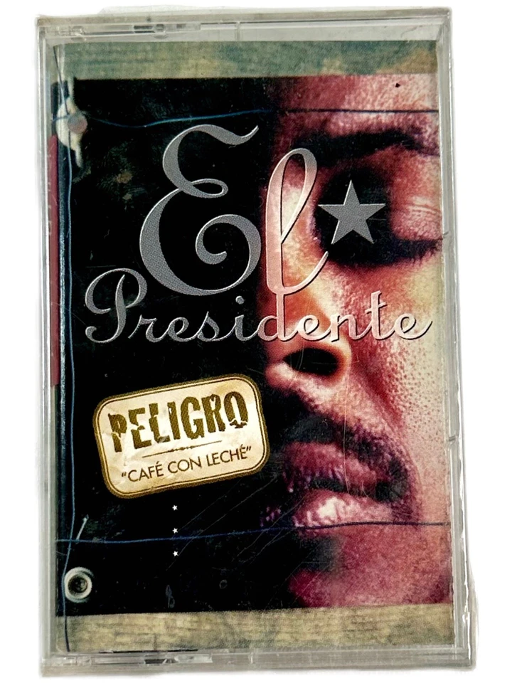 El Presidente – Peligro Café Con Leche 1996 Cassette BMG Latin Rap Rare Tape - Image 2 of 4
