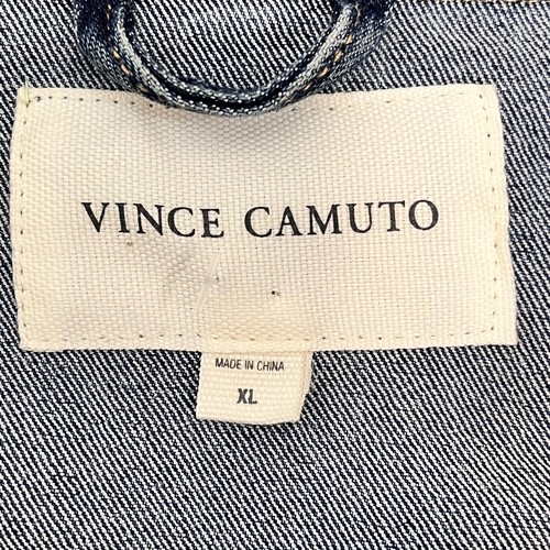 Vince Camuto Classic Trucker Denim Jacket Mood Indigo Blue Women XL - Picture 6 of 7