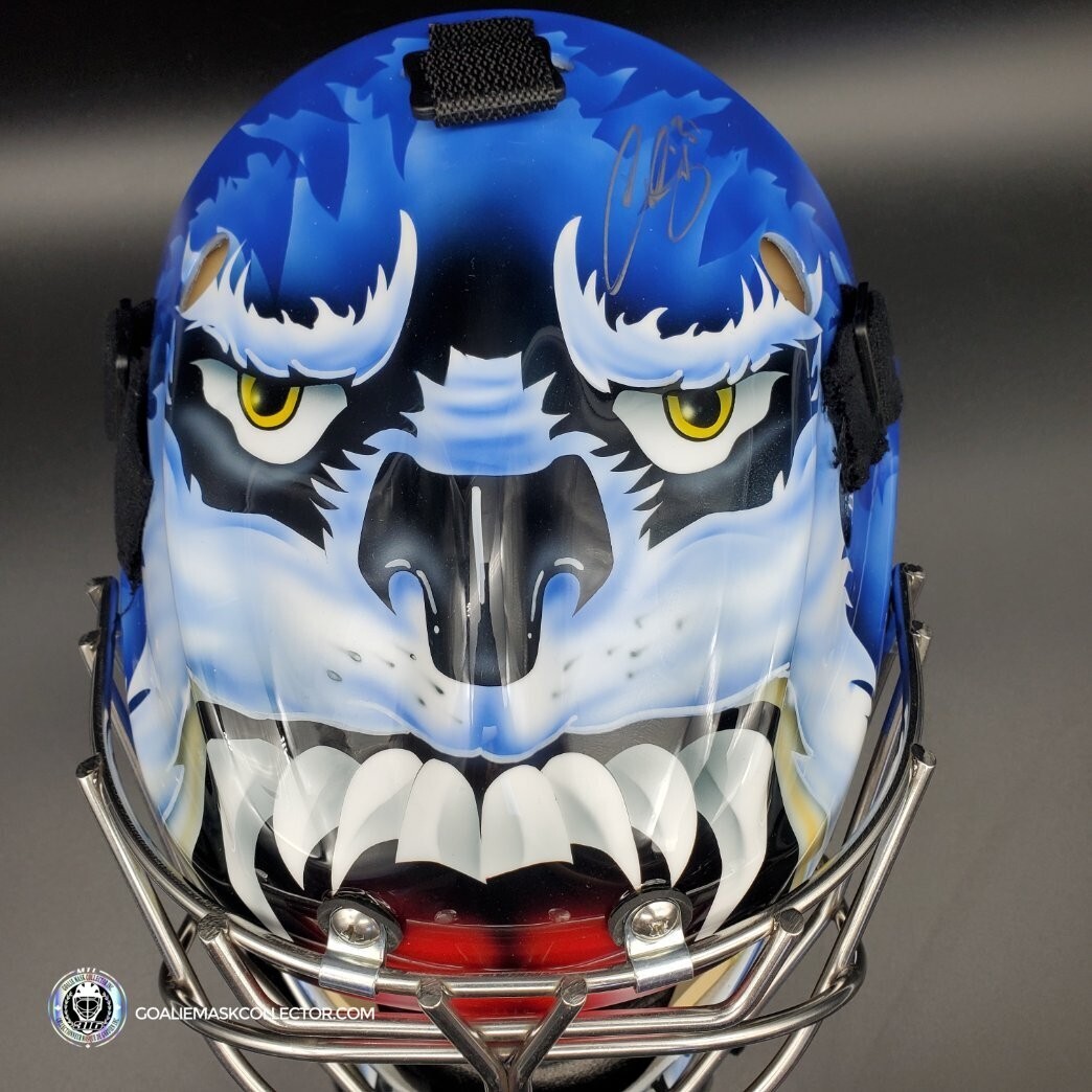 Curtis Joseph Signed Goalie Mask Toronto Classic CUJO Mad Dog