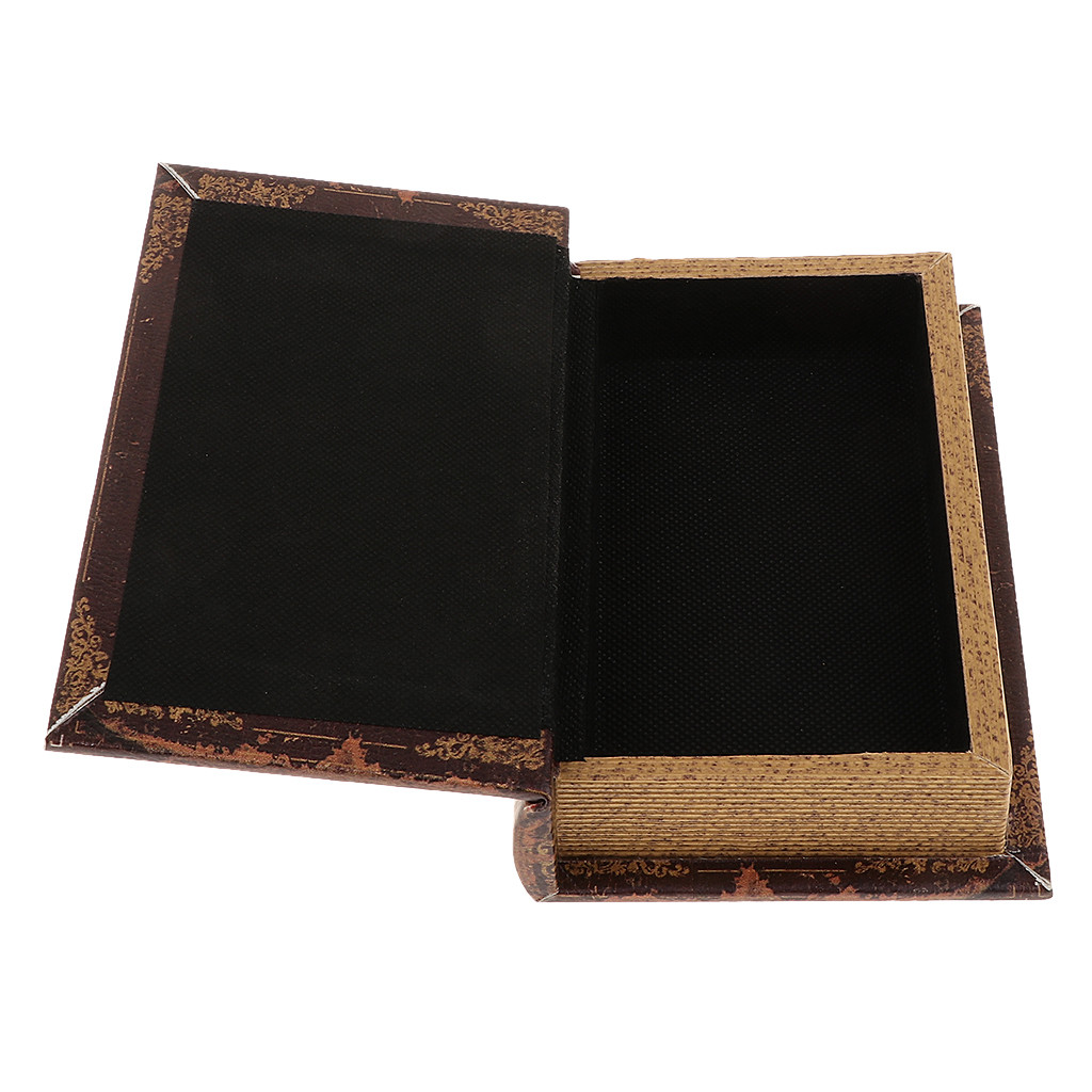 STOBAZA Vintage Buchbox - Geheime Aufbewahrung Als Bibel Deko Für Bücherregal