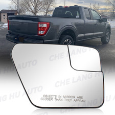 Mirror Glass W/ Plate No Heat Right Passenger Side For Ford F150 2021-2025